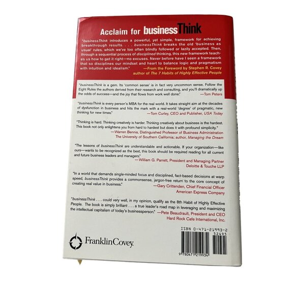 BusinessThink By Dave Marcum Steve Smith Mahan Khalsa Hardcover - Picture 2 of 2
